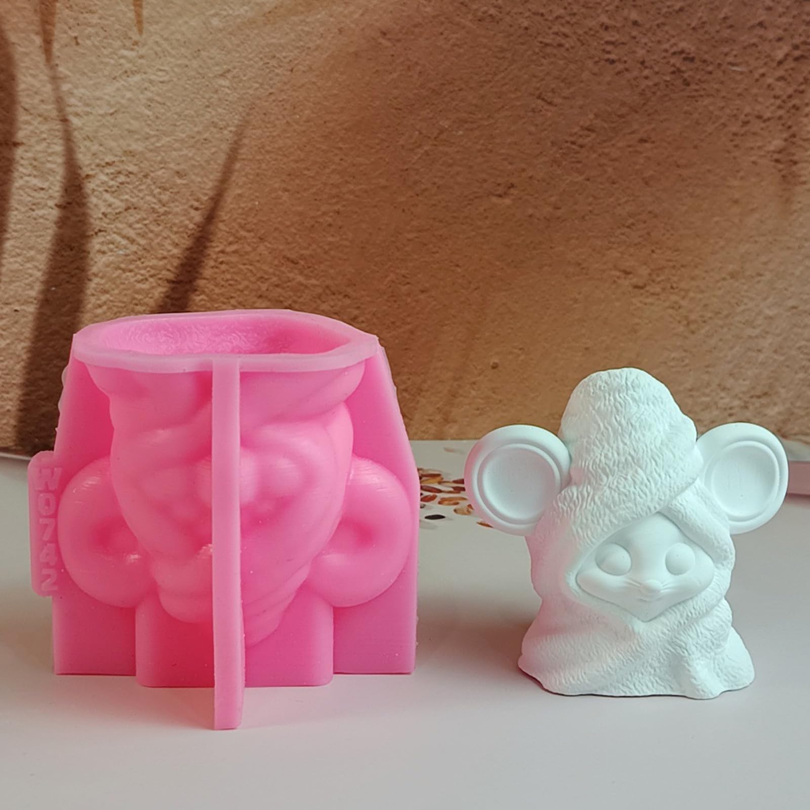 ソープチョコレートキャンディー石膏装飾温度耐性エポキシ樹脂型用のバスローブシリコン型