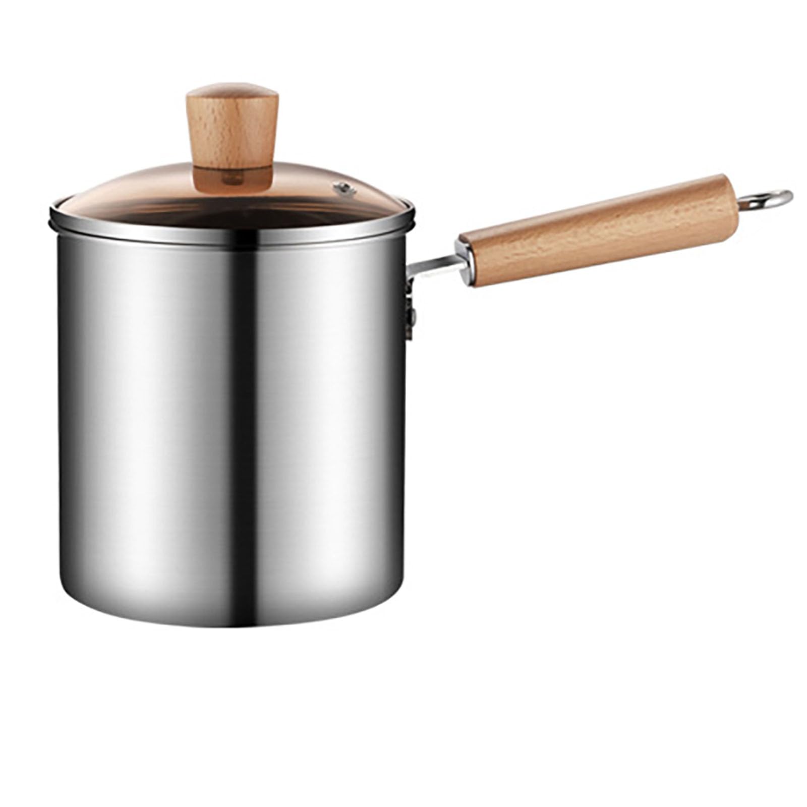 パスタ鍋 揚げ鍋 IH対応 深型ミ304 ニパスタポット パスタ鍋 ステンレス製 ガラス鍋蓋付 オール熱源対..