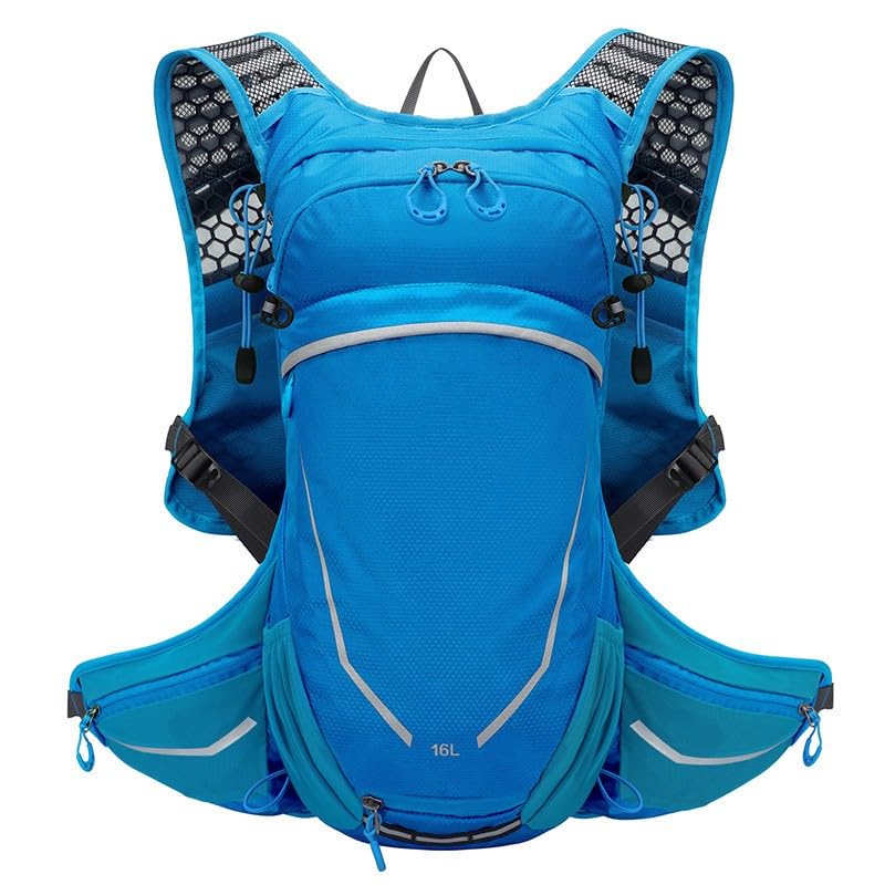 楽天ScrambleShop[] 登山用リュック ハイキング アウトドア キャンプ 旅行用 防水サイクリングバッグ、トレイルウォーター登山用 マラソンハイキング ランニングアウトドアスポーツバックパック （ブラック）