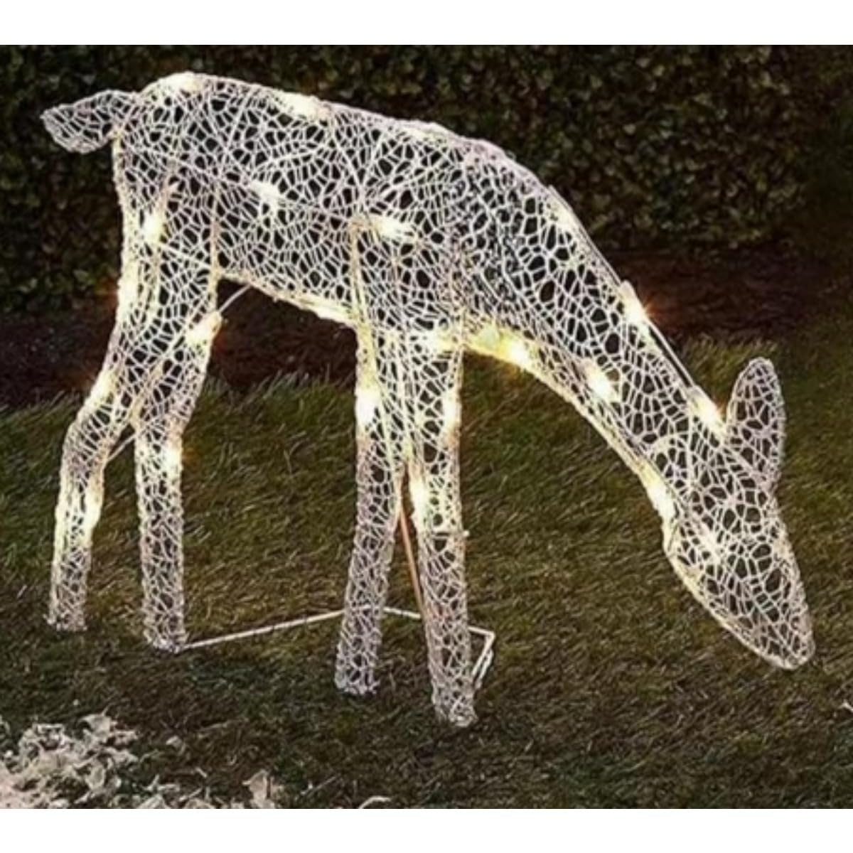 クリスマス イルミネーション トナカイ型 クリスマス 電飾 イルミネーションライト 飾りライト 装飾ライト 暖かいLED 雰囲気満点 お庭 芝生 風景 クリスマスオーナメント クリスマスモチーフライト S/M/L (家族)