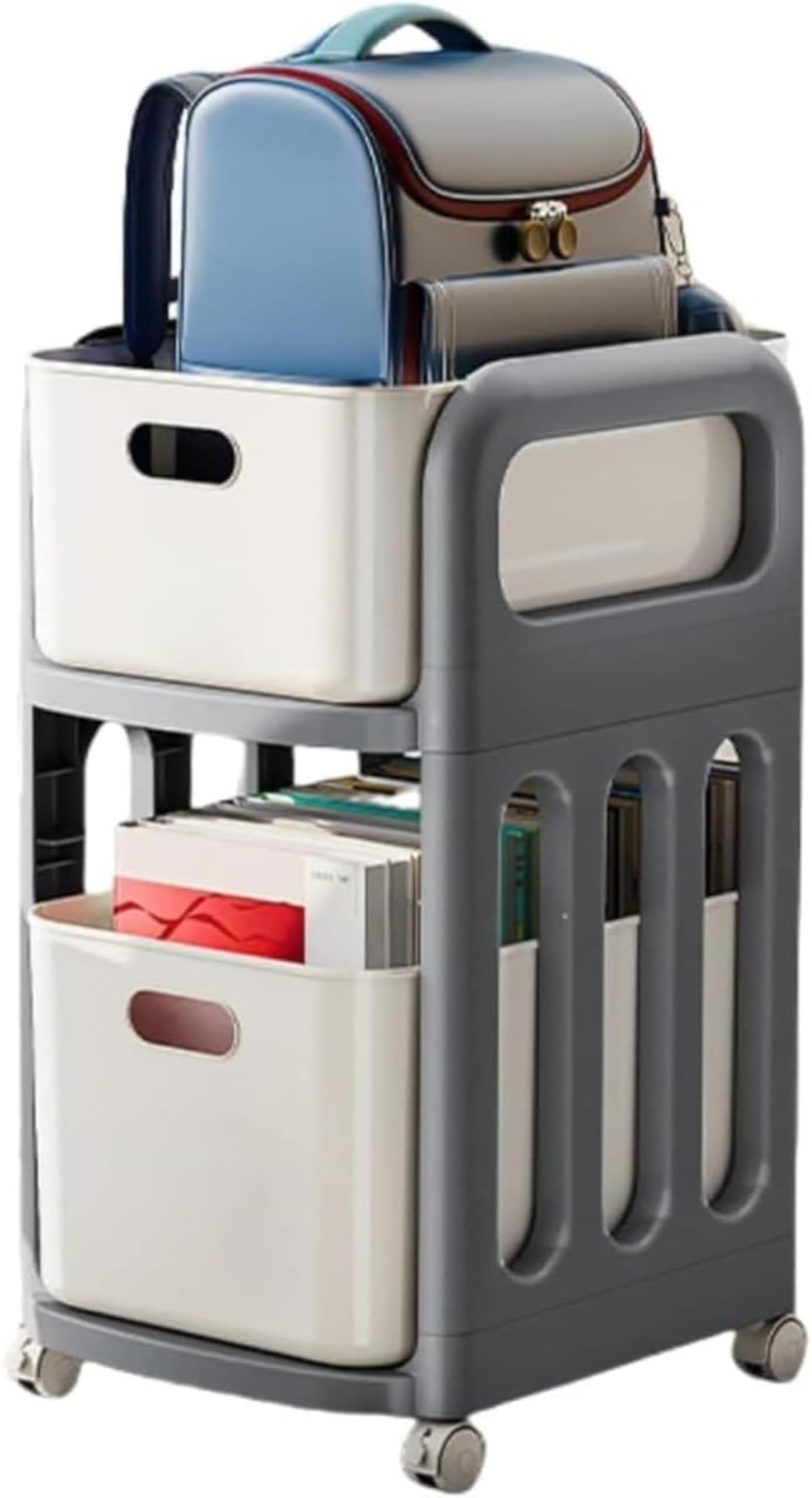 ランドセルラック 書類棚 収納棚 学生収納ラック キャスター付き 収納ボックス ランドセル収納 隙間 大..