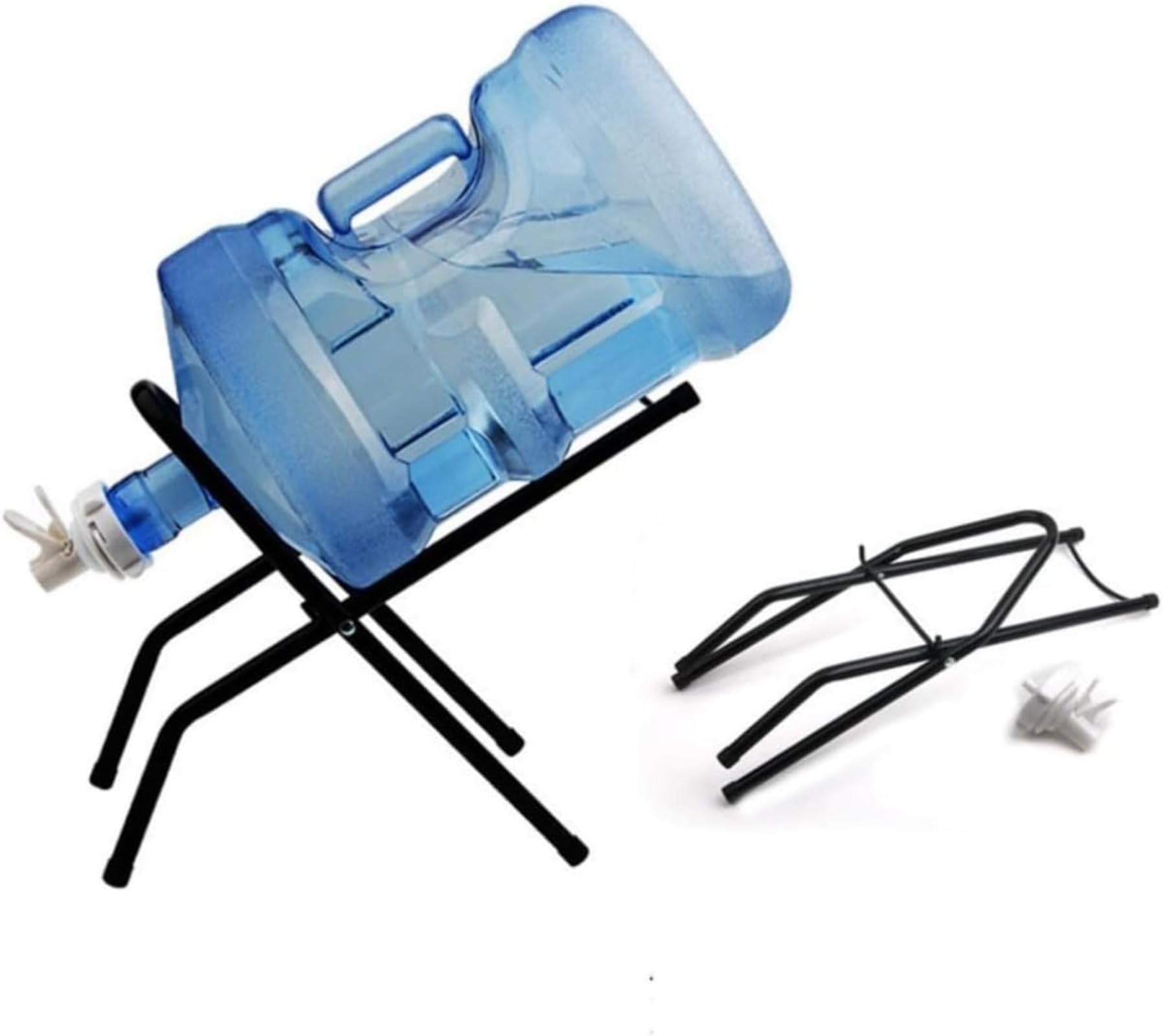 キッチン用 常温 ウォーターサーバー ボトルスタンド &amp; バルブ【減容ボトル ガロンボトル 対応】 (..