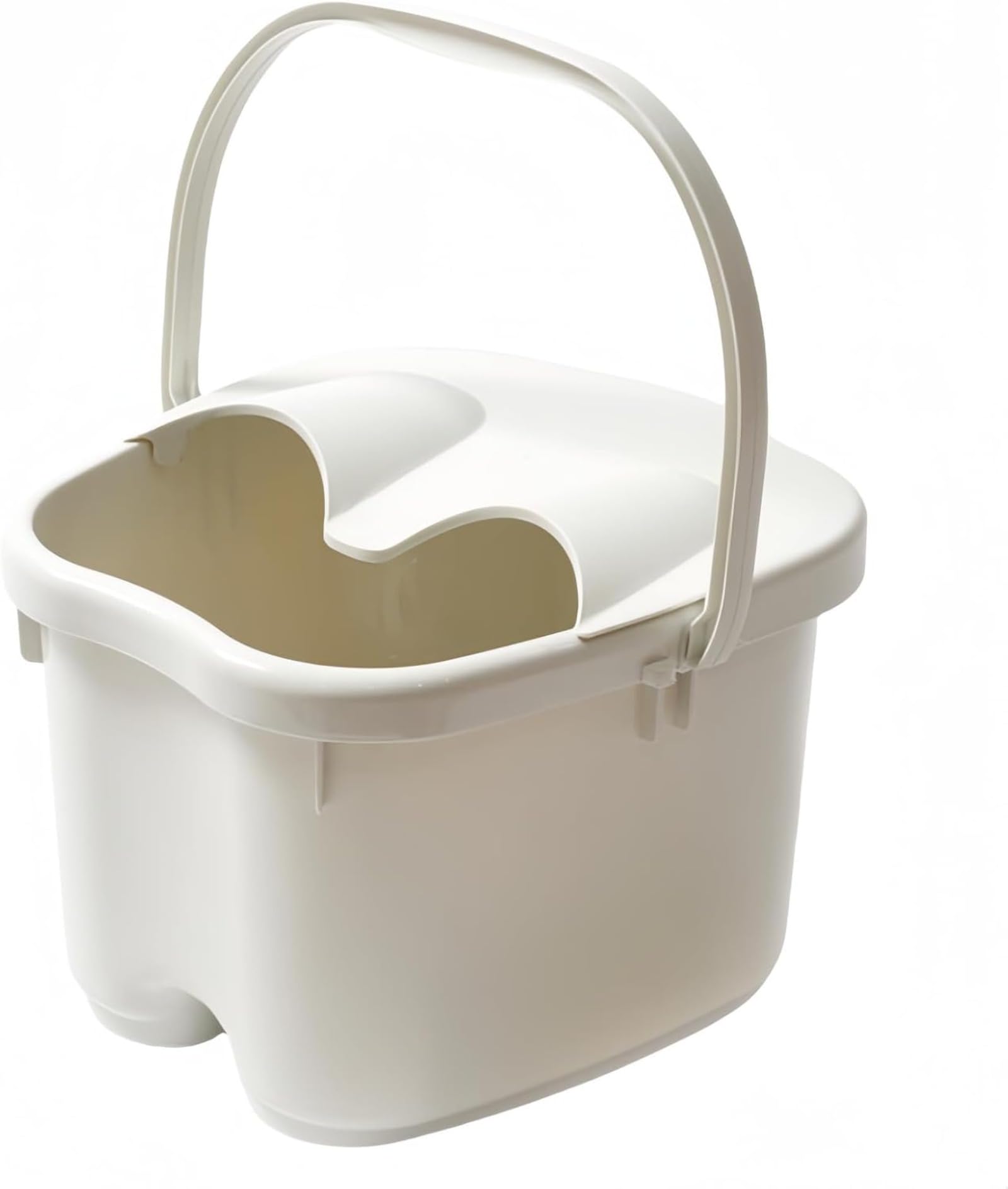 足湯 バケツ 深型 フットバス 器ふた付き 足洗い スチーム 泡脚桶 足浴鉢 フット浴槽 フットマッサージ..