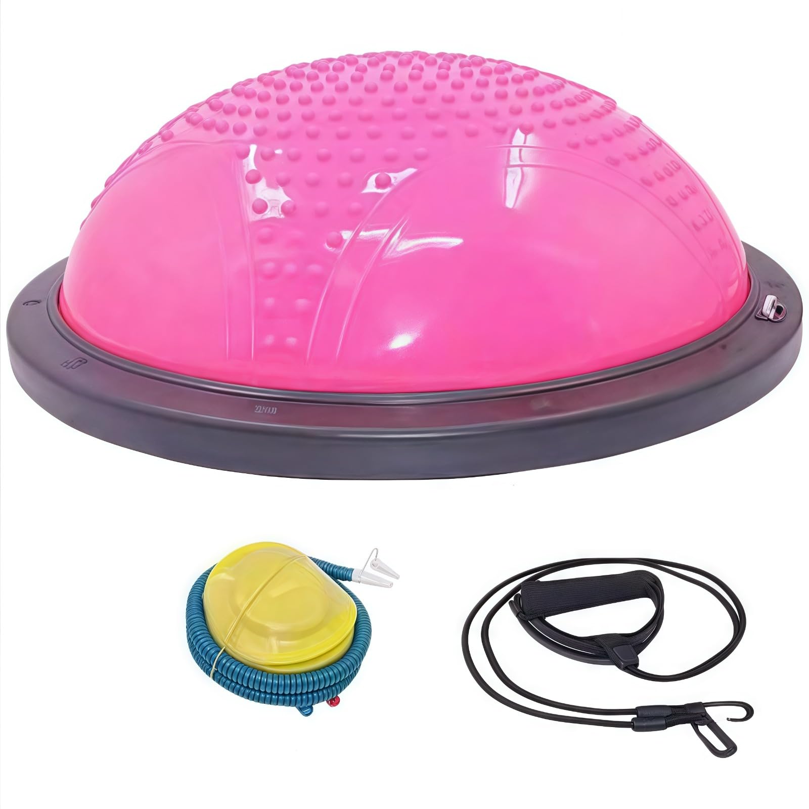 波速半円バランスボール 厚手 ヨガ・ピラティス用 フィットネスボール 足踏み 半球型 エクササイズ 器..