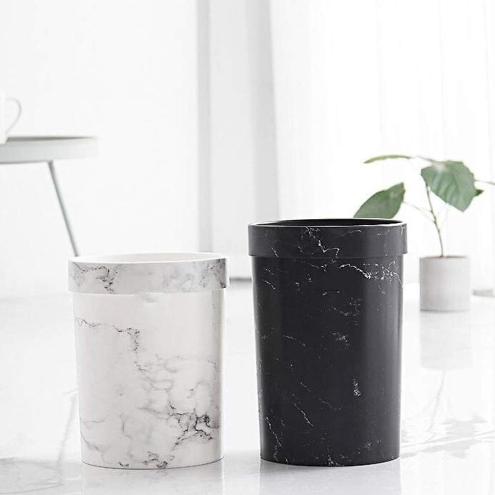 プラスチック大理石のパターンゴミ箱の蓋のゴミ箱ヨーロッパスタイルの家のリビングルームのバスルーム..