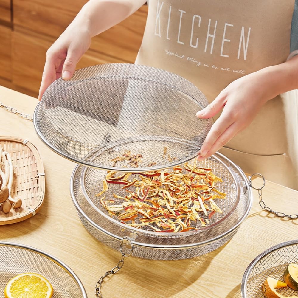 干しかご ドライフルーツバスケット 2段 頑丈 干し野菜 燕三条 梅干し 干物 乾物 バスケット 頑丈で健..