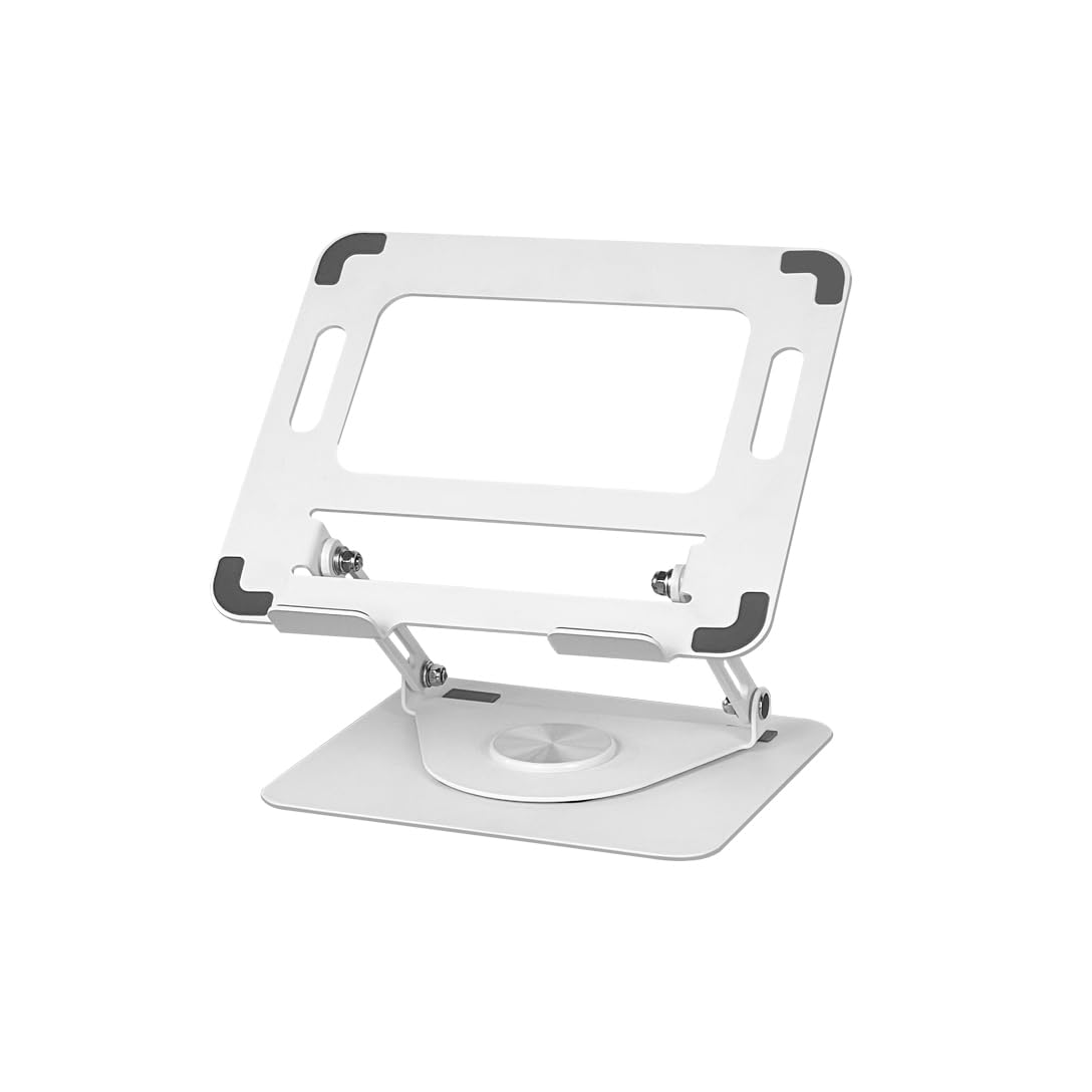 「」ノートパソコンスタンド 360回転式 カーボン製 折りたたみ式 pcスタンド 無段階高さ&amp;角度調整..