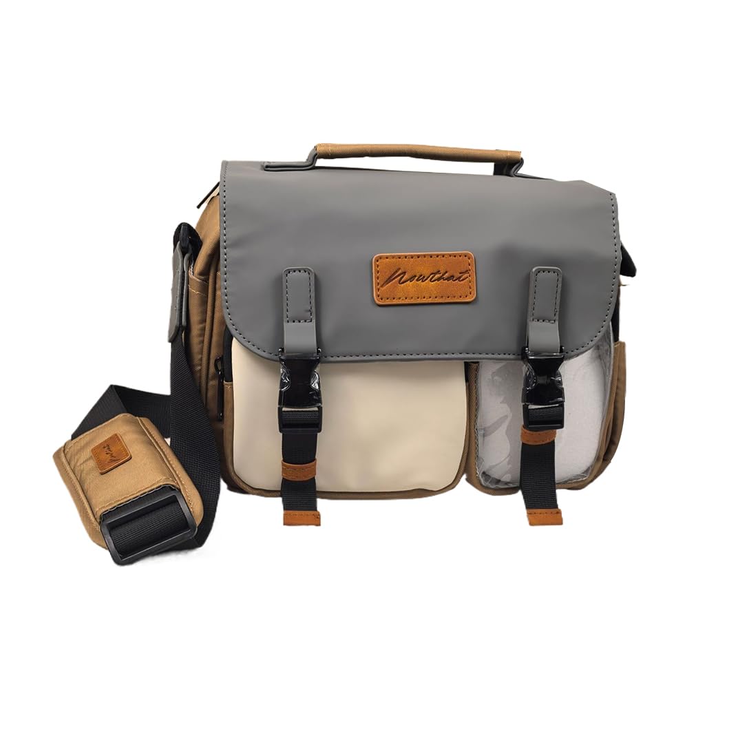 カメラバッグ 軽量 カメラショルダーバッグ おしゃれ 機材保護クッション 撥水加工 かわいい カメラケ..