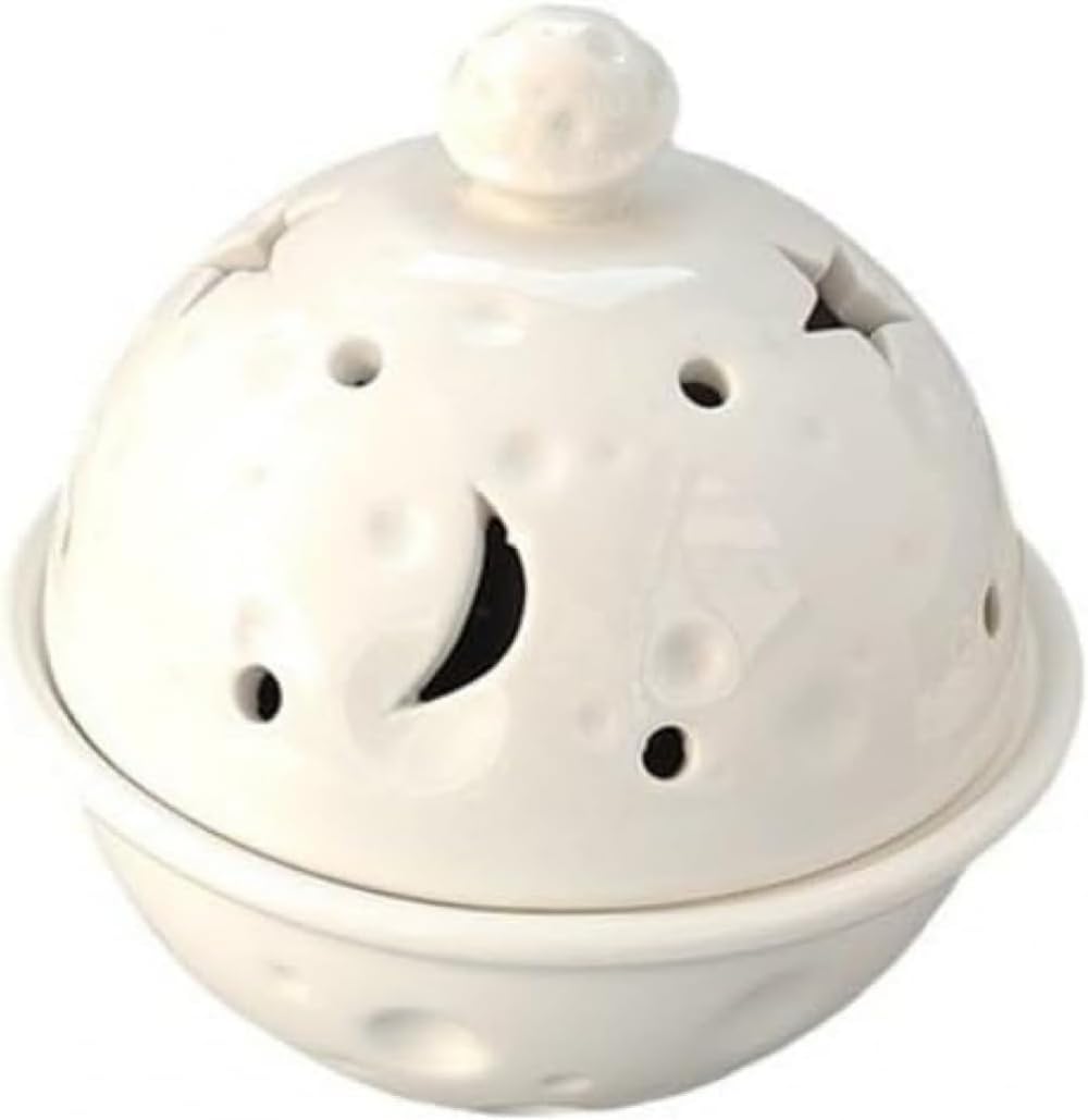 香炉 陶器蓋付き おしゃれ お香立て シンプル お香立て アロマセラピー対応 コーン型お香とスティック..