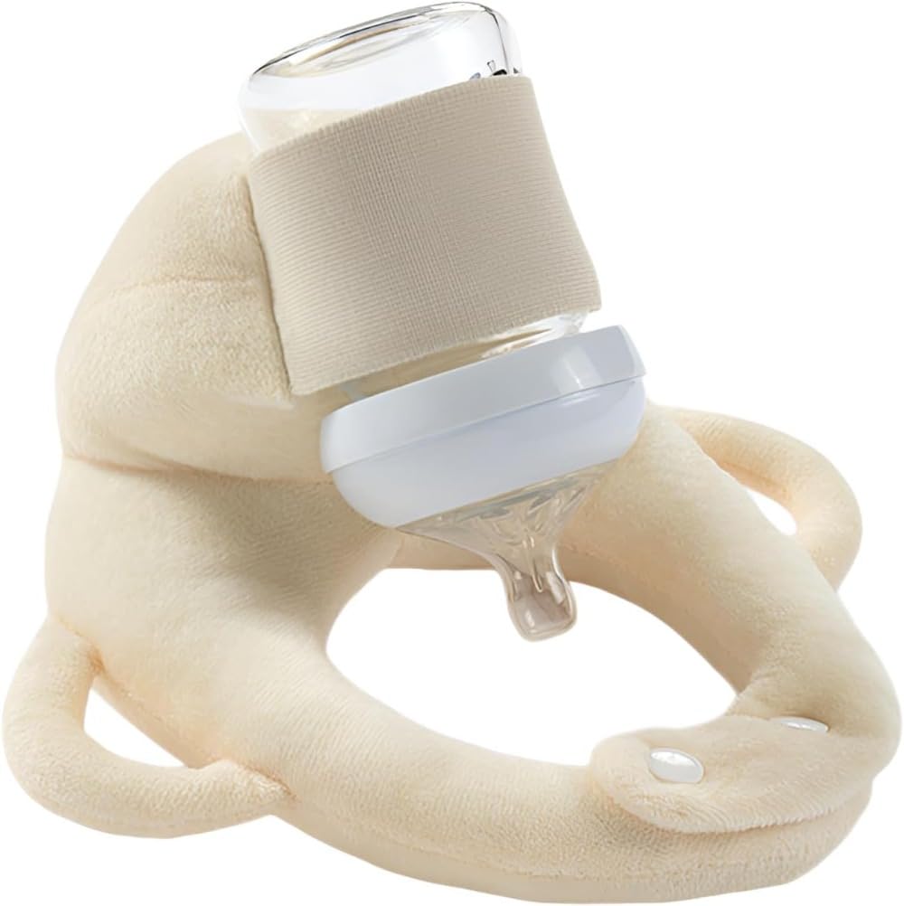 ベビーボトルホルダー 授乳パッド 洗える サイズ調整可能 ハンズフリー 独立授乳パッド 授乳枕 抱き枕 ..