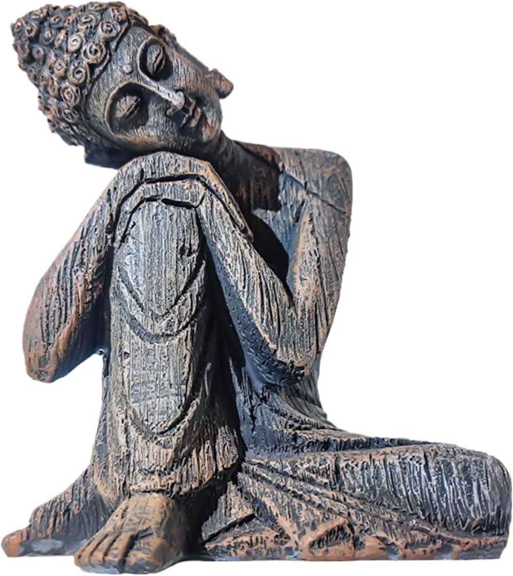 仏像装飾 | 禅仏像人形 - 禅のスピリチュアルな装飾品 家庭の祭壇 リビングルーム 職場 空間 癒しの装..