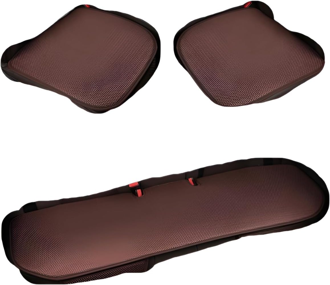 カーシートカバー アイスシルク素材 夏用 クールクッション 蒸れない クールシートカバー 背もたれ付き..