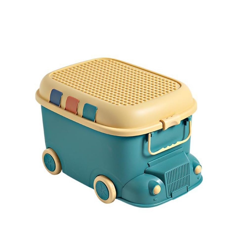 おもちゃ箱 子供 収納ボックス かわいい 持ち手付き 大容量 多機能 小物収納 防塵 防カビ 収納カゴ お..