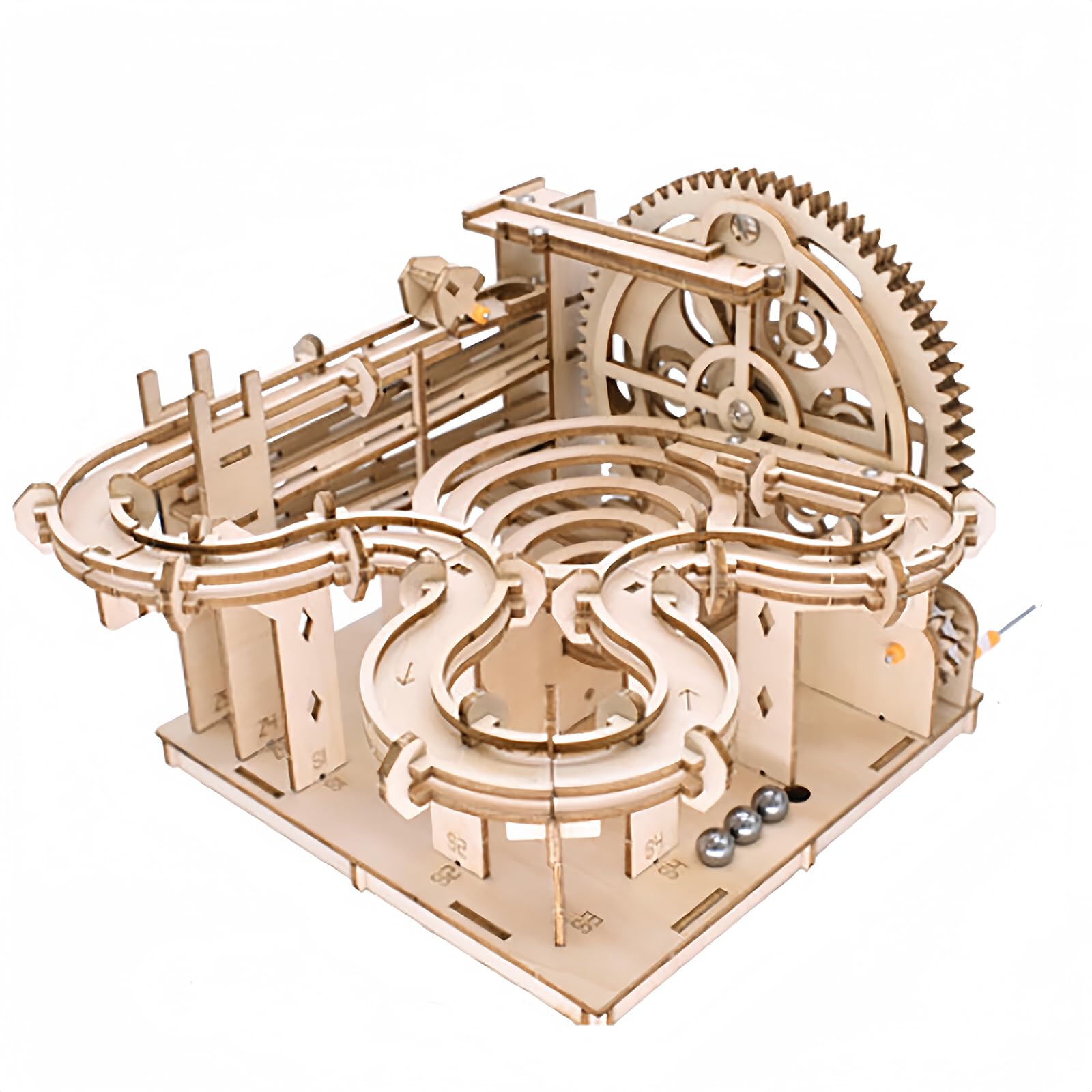 立体パズル 木製 パズル 立体 おもちゃ ウッドパズル 子供向け 3Dパズル 組立キット 手動ギア 機械パズ..