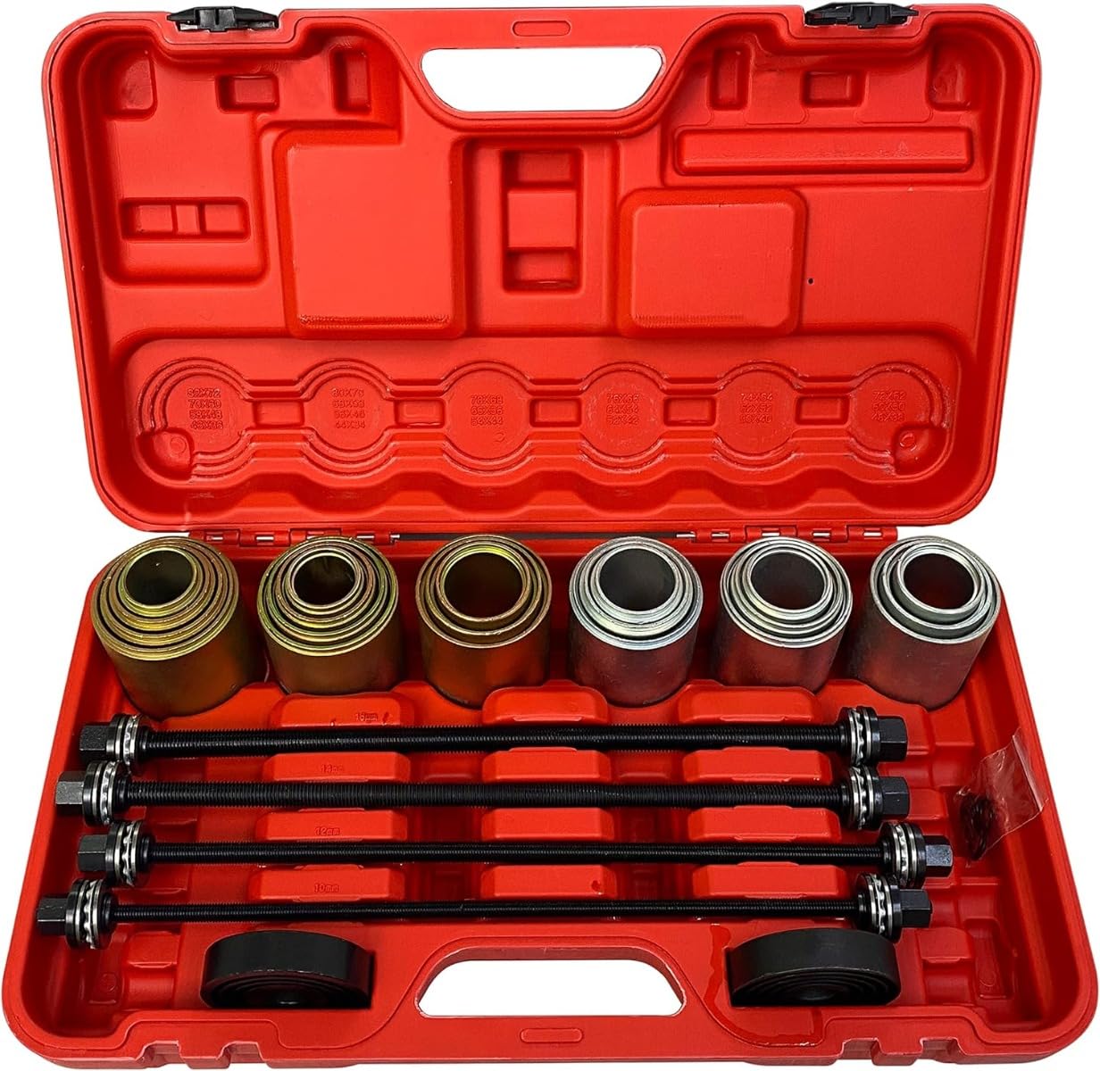 自動車普遍的なゴム製袖の取り替え用具後部車軸は取り外し用具を薮で囲む懸濁液の腕を下げます ストラ..