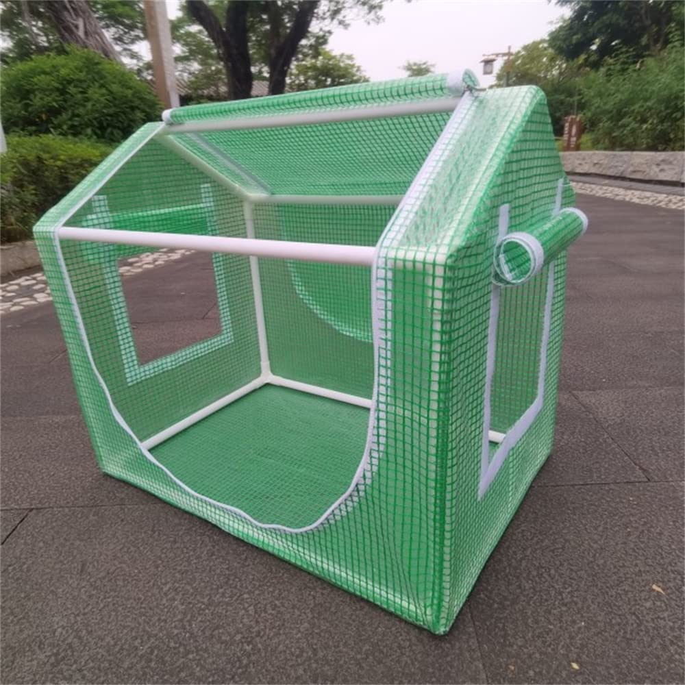 ビニール温室 家庭用 小型 ビニールハウス 折り畳み式 ガーデンハウス チャック開閉 ビニールハウス ミ..