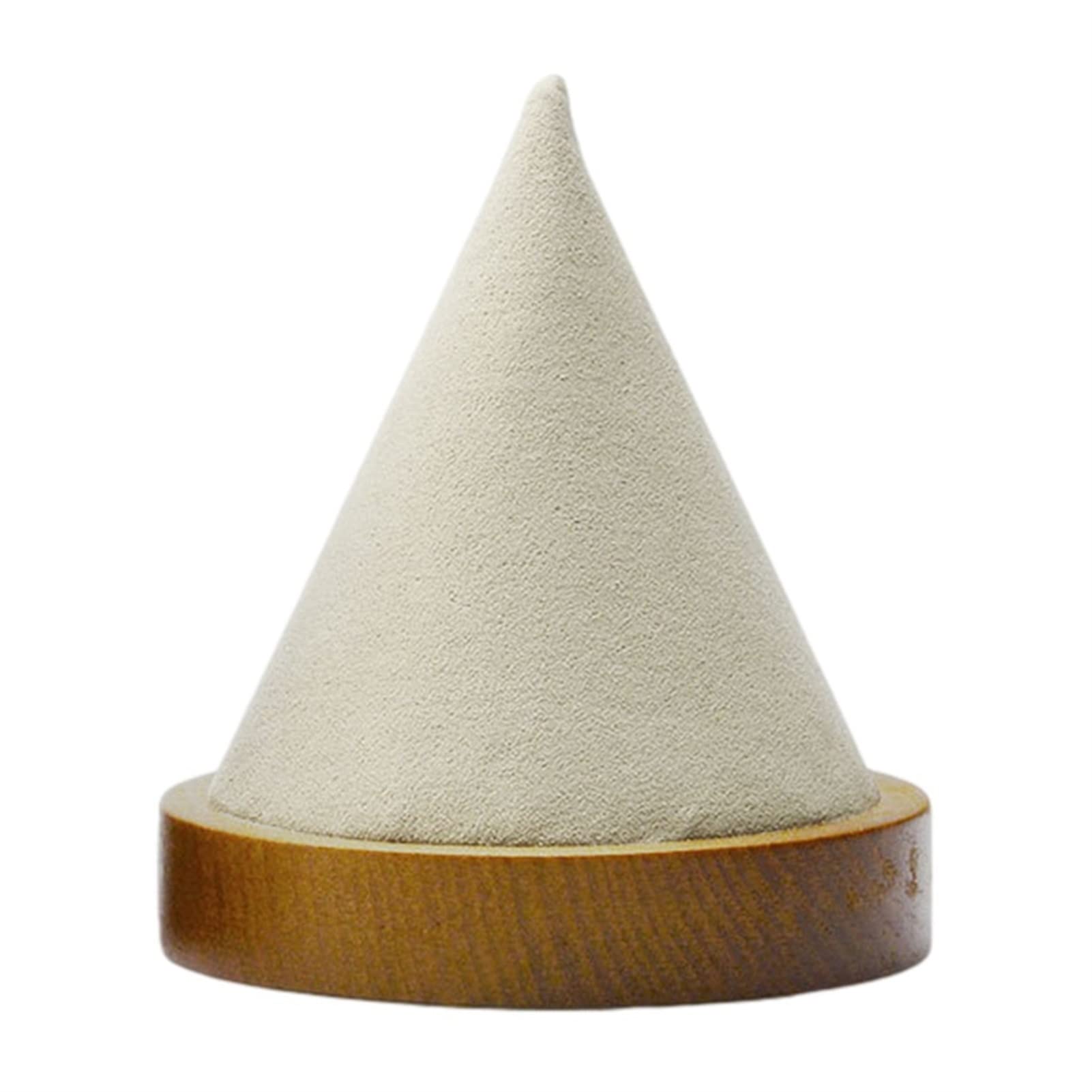 円錐形のベルベットジュエリー収納ディスプレイラックブレスレットディスプレイイヤリングネックレスホ..