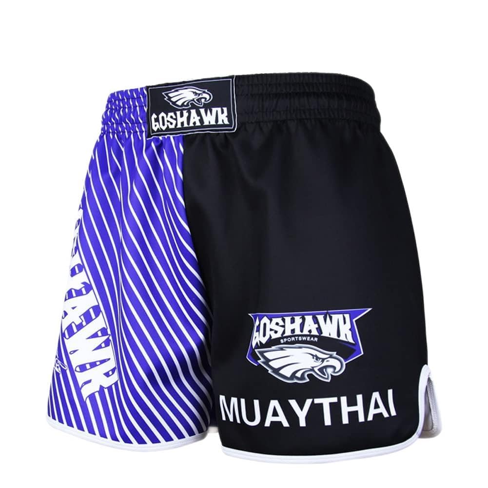 [Commonless] ボクシング トランクス パンツ 青 ブルー ピンク レッド ムエタイパンツ キックボクシン..