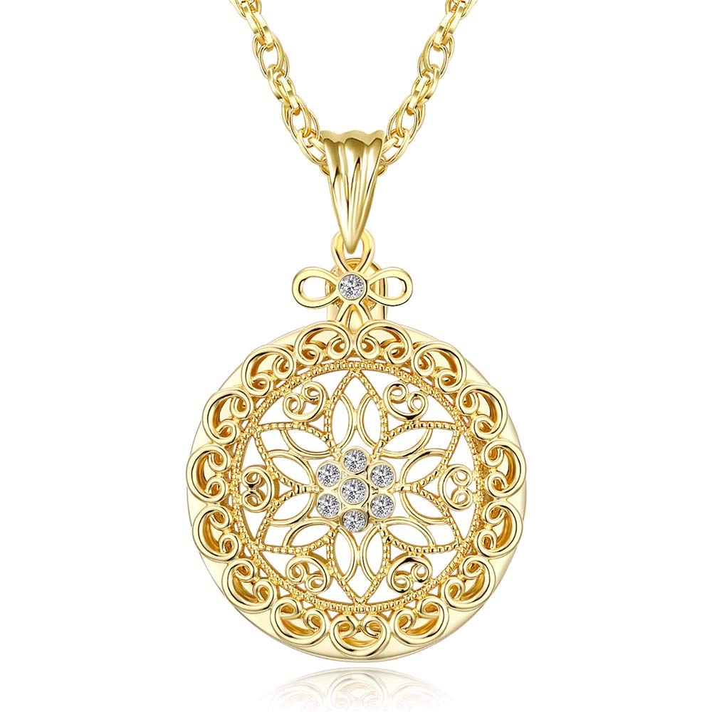 セーターチェーン レディースレトロなセーターチェーン2倍拡大鏡ペンダントセーターチェーンの誕生日に..