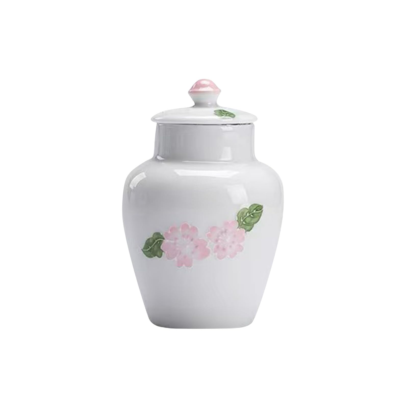 小さな骨壺 遺灰 記念品 - 3.5インチ セラミックミニ骨壷、容量 5立方インチ メモリアル葬儀骨壷 人間..