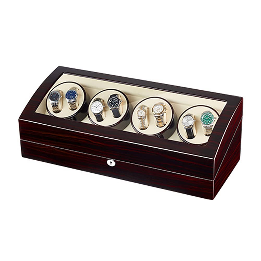 ワインディングマシーン 8本巻き9本収納 腕時計自動巻き上げ機 ウォッチワインダー 高級時計ケース 自..