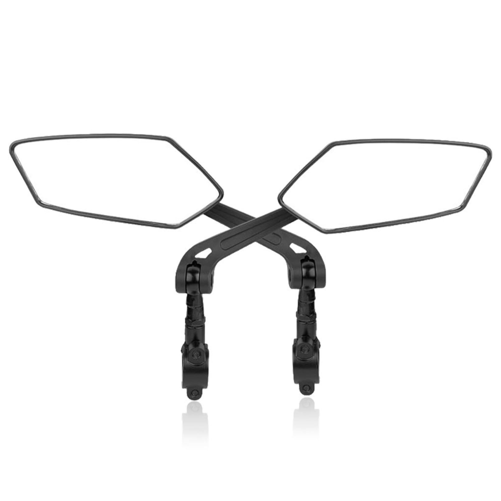 自転車ミラー ハンドルの自転車ミラー 広視野角 簡単取付 調節可能 耐久性 安全なサイクリング 自由視..