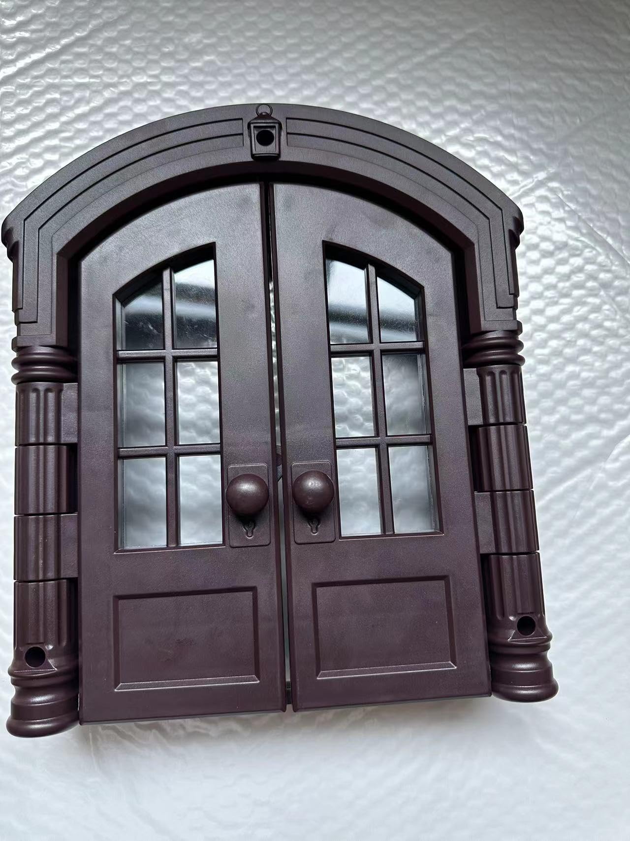 キャットドア フランス製両開猫ドア 体重10kgまでの猫用ラブリー猫用ドア 室内ドア用ペットドア 取り付..