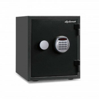 耐火・耐水デザイン金庫　R3デジタルテンキー式ロック　容量25L　ブラック・A125R3WRBLACK　機能とデザインを追求した耐火・耐水性能を備えた金庫。