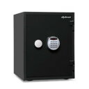 耐火・耐水デザイン金庫 R3デジタルテンキー式ロック 容量36L ブラック・A530R3WRBLACK 機能とデザインを追求した耐火・耐水性能を備えた金庫。