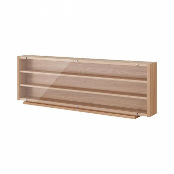 Nゲージ　HOゲージ対応　鉄道模型ディスプレイケース幅93cm　ナチュラル　TMC-K93N　Nゲージ、HOゲージ..