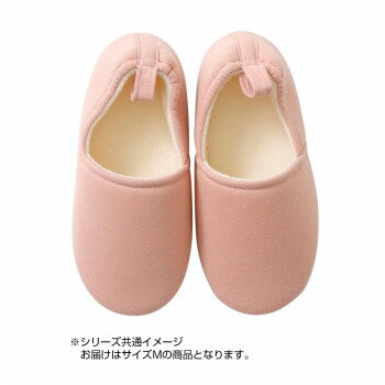 ルームシューズ ゆったりフィット 男女兼用 Mサイズ CH254792 P05・ピンク パイル地で履き心地の良いルームシューズ（ピンクMサイズ23.0～23.5cm）