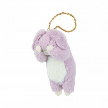 Rakuten - りぶはあと　くびねっこ　マスコット　ウサギ　17037-23　ミニサイズのかわいいマスコット