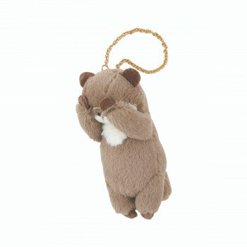 Rakuten - りぶはあと　くびねっこ　マスコット　カワウソ　17037-33　ミニサイズのかわいいマスコット