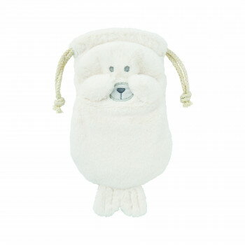 樂天商城 - りぶはあと　くびねっこ　巾着　アザラシ　27040-12　ティッシュや小物などの収納に便利なサイズの巾着