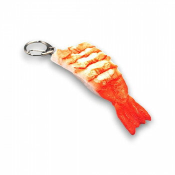 手づくり食品サンプル キーホルダー 寿司 エビ SSK1148　手づくり食品サンプルのキーホルダー