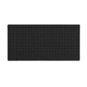 スチールパンチングボード 60×30cm マットブラック WJ-SB1BK 用途に応じて自由にアレンジして使えるパンチングボード。