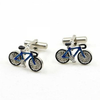 SWANK(スワンク) 自転車のカフス(2025) C0147　自転車をモチーフにしたカフス