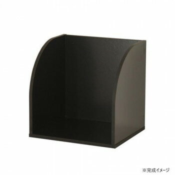 樂天商城 - 組み合わせ自由 キューブボックス ラックタイプ ブラック CUB-T35RBK　お部屋のニーズに合わせてスタイル自由