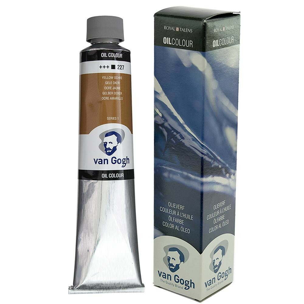 Rakuten - ターレンス　ヴァンゴッホ油絵具　200ml　イエローオーカー　T0208-227　411240　オランダ製の高品質な油絵具。