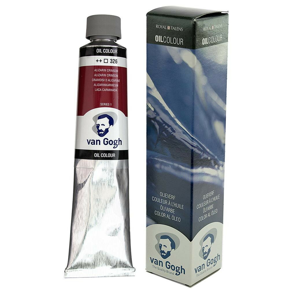 樂天商城 - ターレンス　ヴァンゴッホ油絵具　200ml　アリザリンクリムソン　T0208-326　411339　オランダ製の高品質な油絵具。