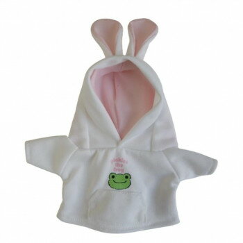 かえるのピクルス　ビーンドール用　うさ耳パーカー PZ43488-31　その日の気分に合わせてコーディネート