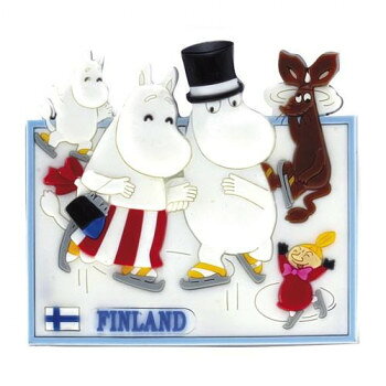 Rakuten - MOOMIN ムーミン ソフトマグネット スケート TMF100273　ソフトマグネット