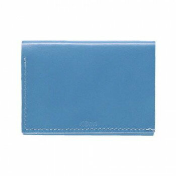 Rakuten - 国産レザー デュン dunn 3wings wallet 手のひらサイズの三つ折財布 コバルトブルー DTW07　シンプルで使いやすい