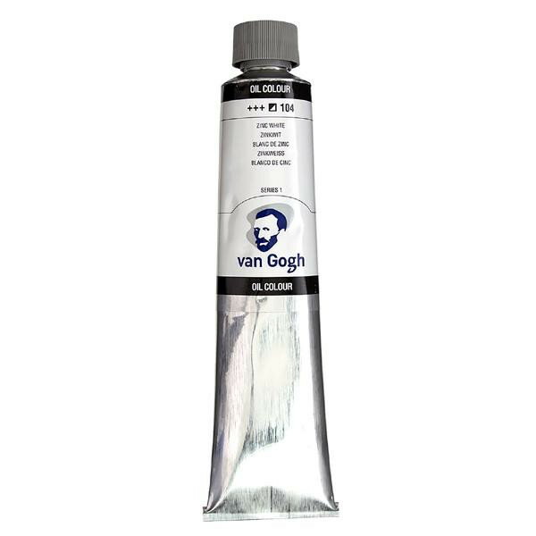 ターレンス　ヴァンゴッホ油絵具　200ml　　T0208-104　ジンクホワイト　411185　初心者から上級者向けの油絵具です。