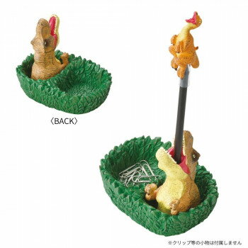 セトクラフト デスクオーガナイザー＆ペンシル ティラノサウルス R23-1037　恐竜シリーズのステーショナリーグッズ。