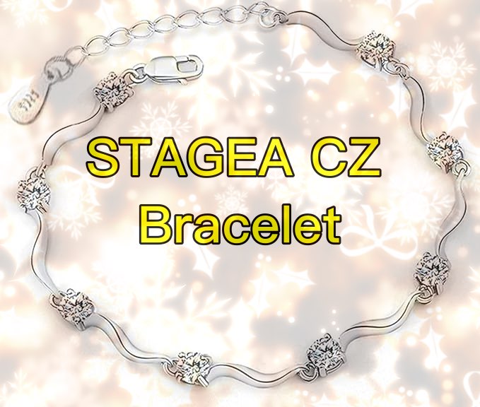 楽天スクラッチステージアCZブレスレット【開運 金運 金運UP 幸運 開運グッズ STAGEA ブレスレット ジュエリー アクセサリー】最高級ダイヤモンドのその先へ。【送料無料】【金運 ブレスレット】