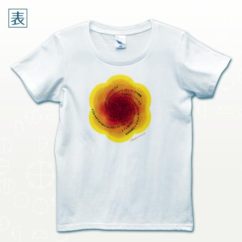 カタカムナ　Tシャツ　アマテラス 綿100％ 丸山修寛先生監修 カタカムナ クスリエ 薬絵 クスリ絵のサムネイル