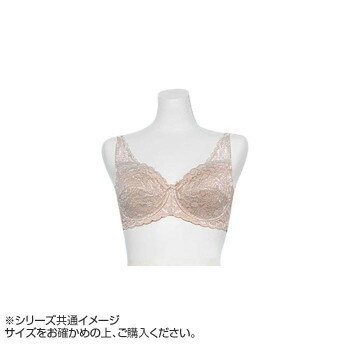 TAMURA Yauco 総レース背付きノンワイヤーフルカップブラジャー TYB55 フラックスベージュ B90　補正下着ブラジャー