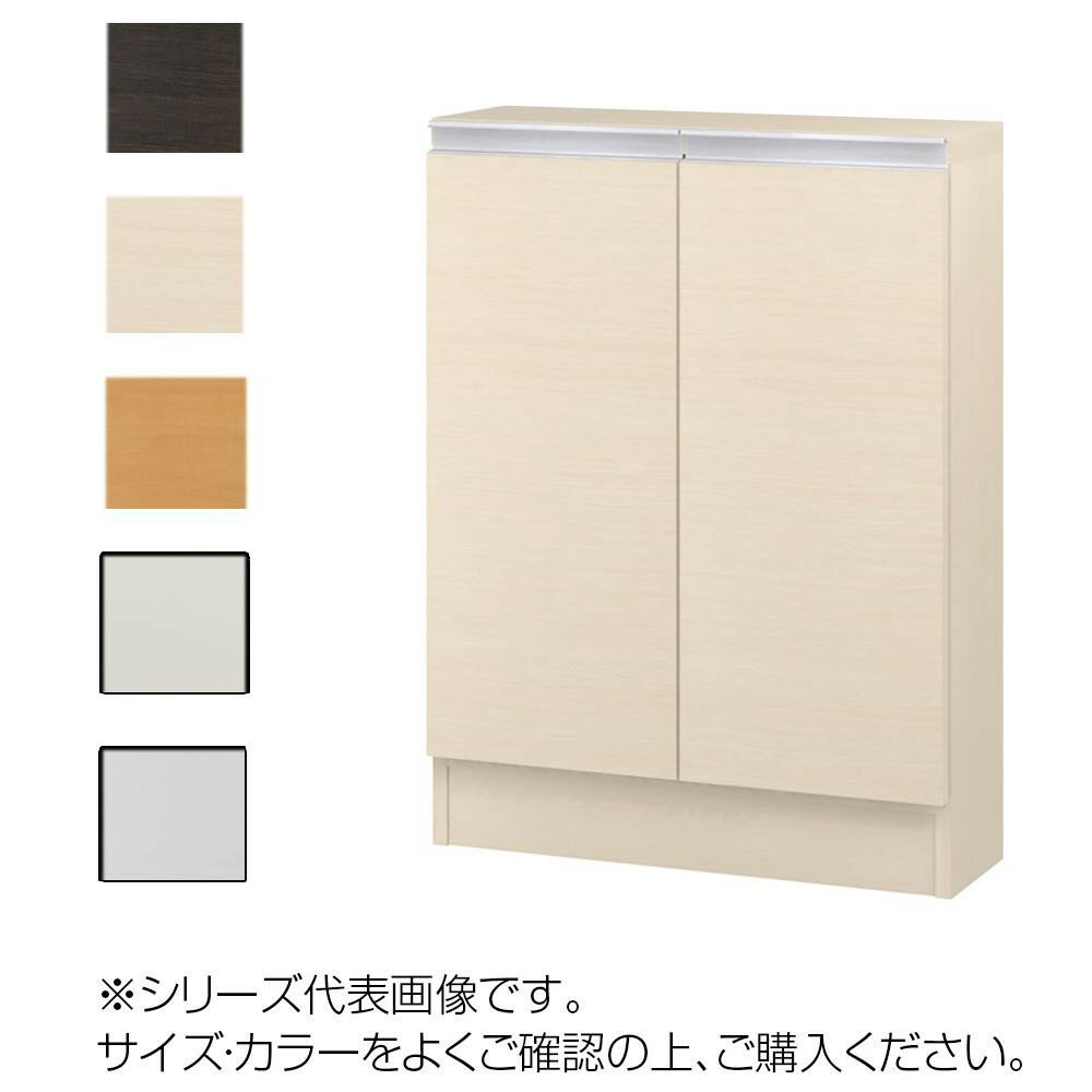 TAIYO MIOミオ(ミドルオーダー収納)8060 S　ダークブラウン(DB)　つかみやすいハンドルの扉付き収納棚。