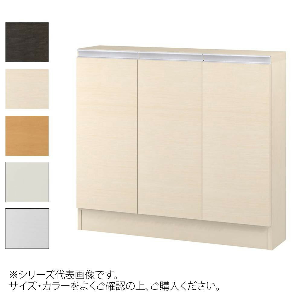 TAIYO MIOミオ(ミドルオーダー収納)8090 S　ダークブラウン(DB)　つかみやすいハンドルの扉付き収納棚。